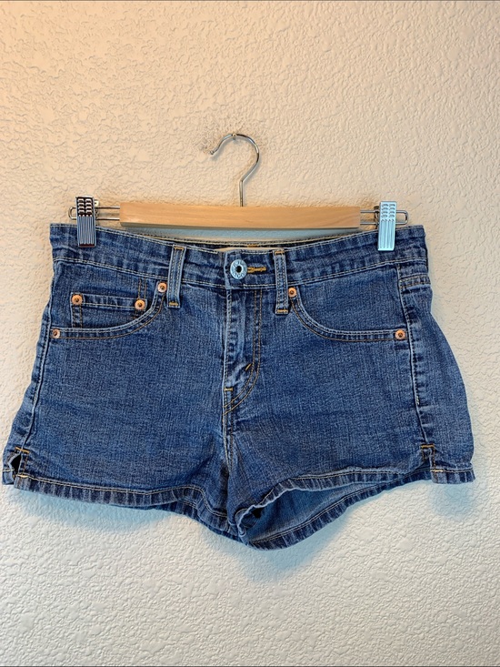 Levis Strauss Pants - Levi Strauss super low sz 7 y2k dark wash high waisted casual mom casual classic